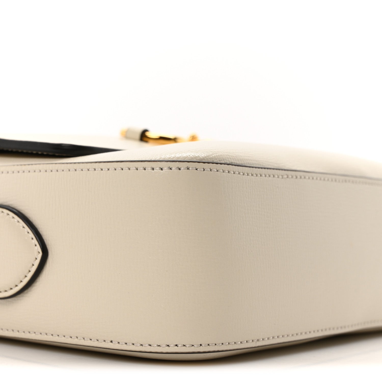 Gucci Azalea Calfskin Small Horsebit 1955 Shoulder Bag Mystic White 9 of 11