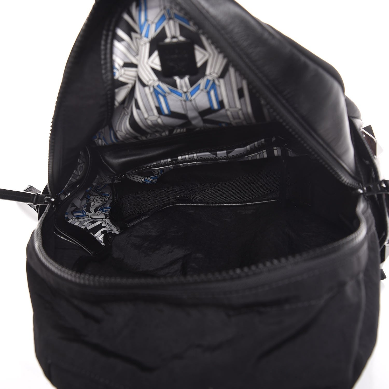 MCM Nylon Reversible Medium Stark Special Backpack Black 10 of 22