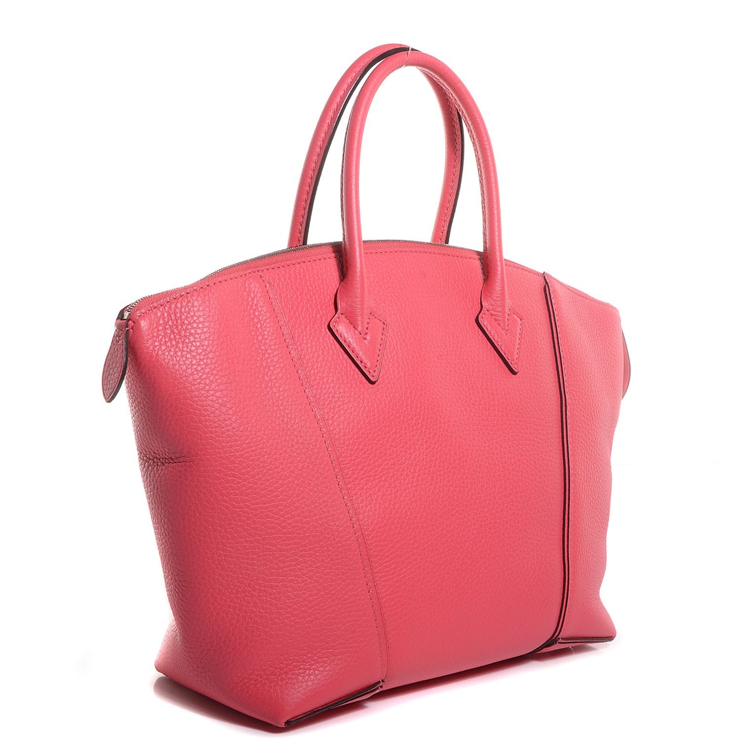 Cuir Taurillon Soft Lockit PM Rose Litchi