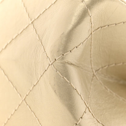 Chanel Metallic Aged Calfskin Quilted 2.55 Reissue 226 Flap Pale Gold 11 of 13