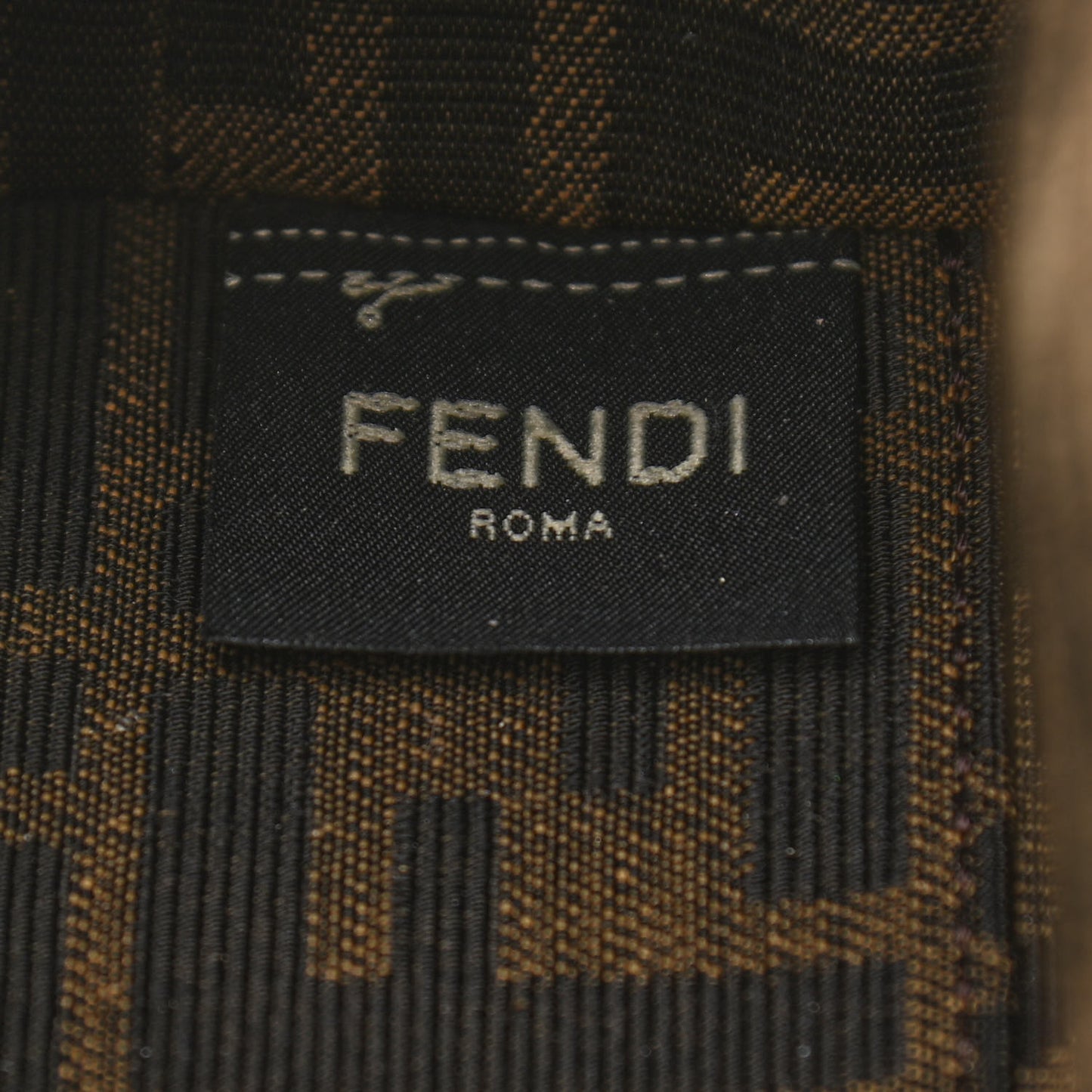 Shiny Nappa Small Fendi First Caramello
