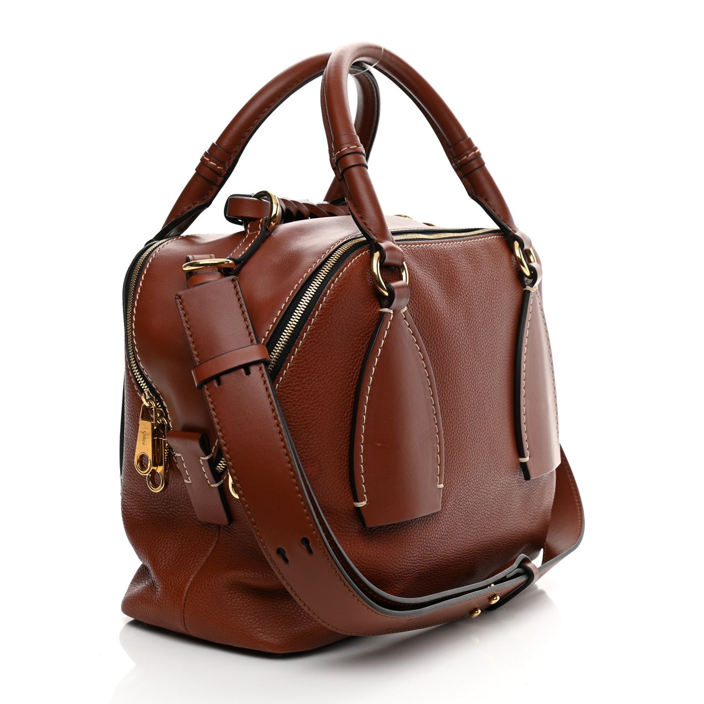 Calfskin Medium Daria Sepia Brown