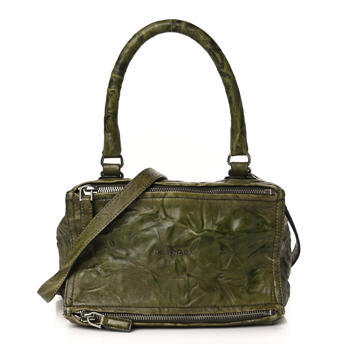Tumbled Sheepskin Small Pandora Khaki