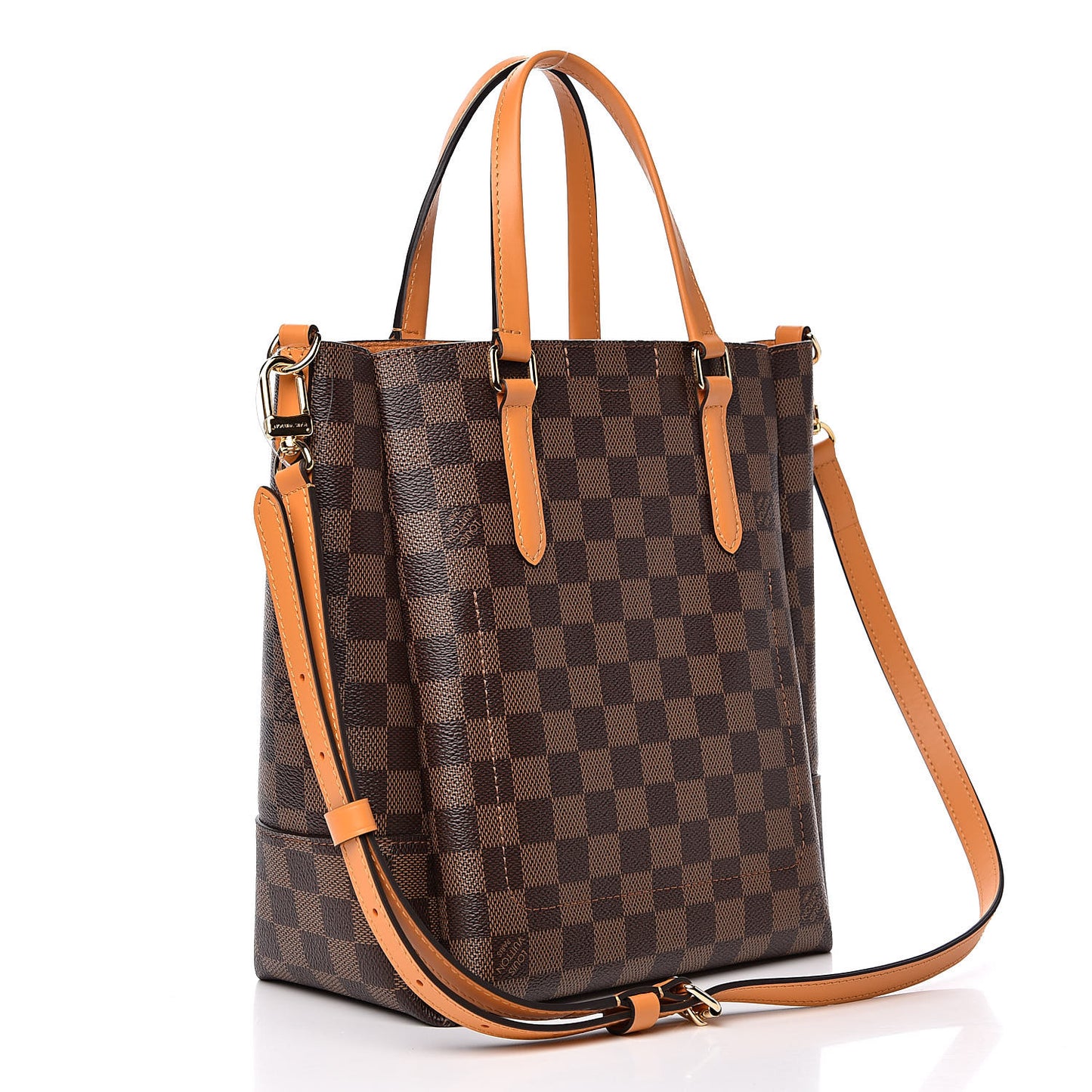 Damier Ebene Belmont PM Safran