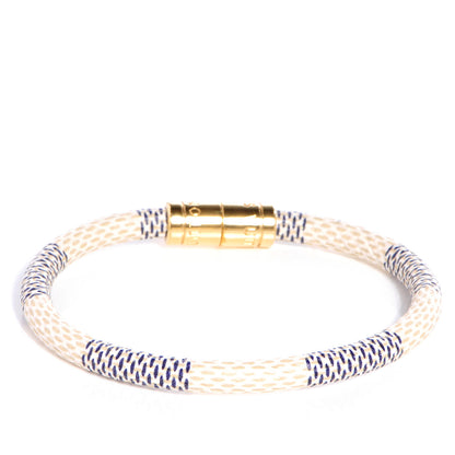 Louis Vuitton Damier Azur Keep It Bracelet 17 4 of 5
