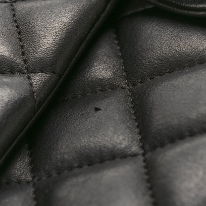Chanel Lambskin Quilted Jumbo Single Flap Black 10 of 17