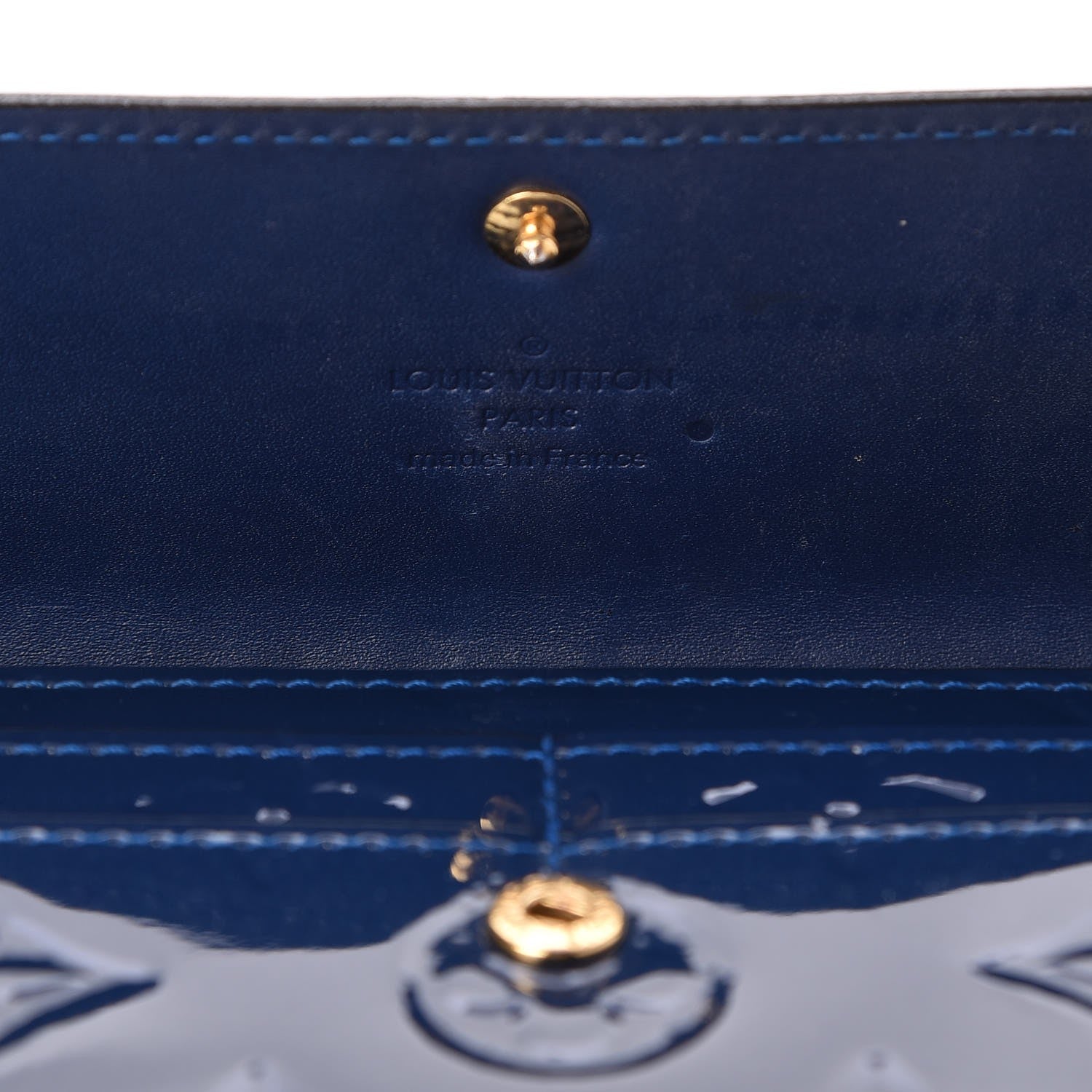 Louis Vuitton Vernis Sarah Wallet Grand Blue 6 of 7