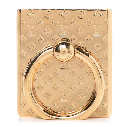 Louis Vuitton Nanogram Phone Ring Holder Gold 1 of 5