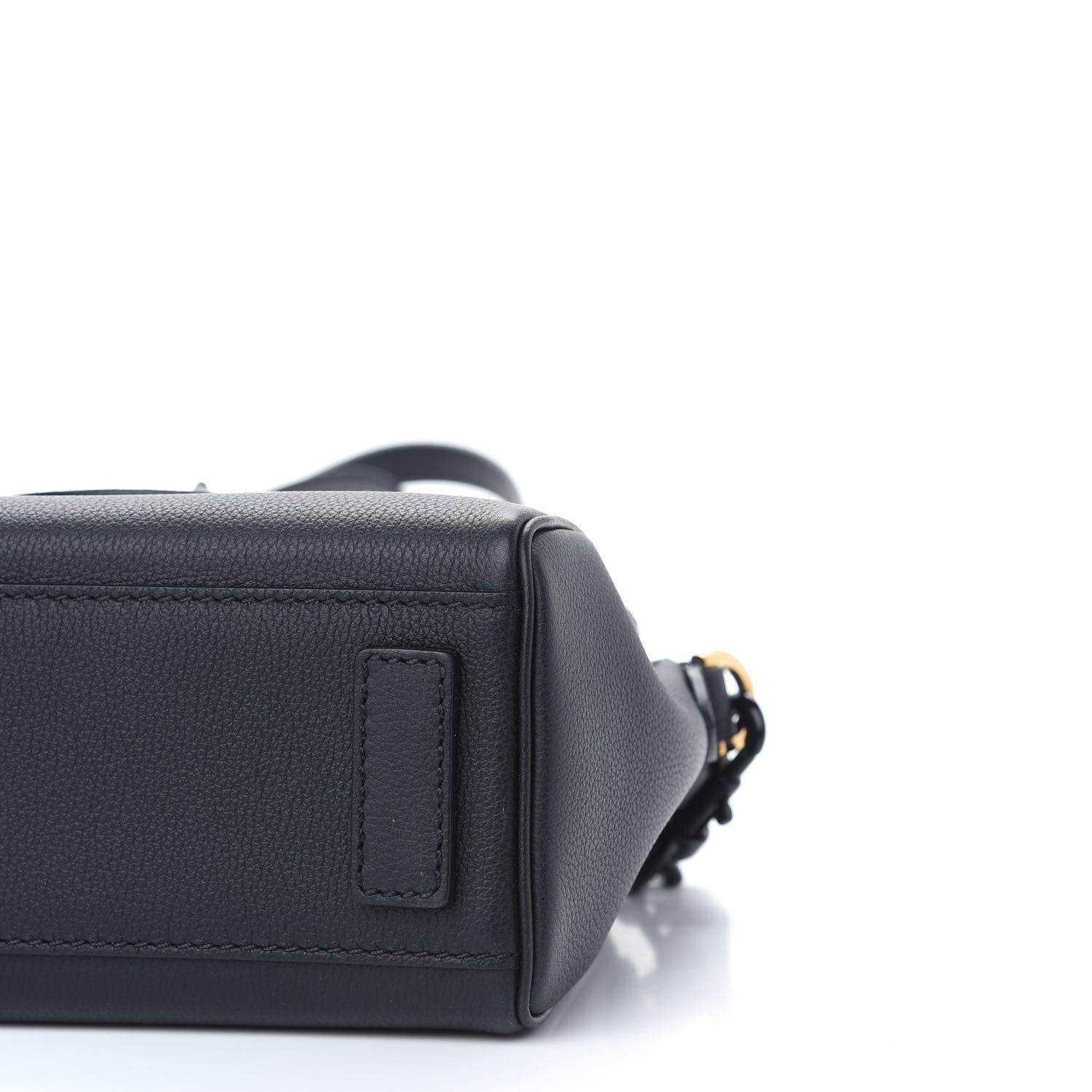 Versace Grained Calfskin Small La Medusa Top Handle Bag Black Lilac 8 of 9
