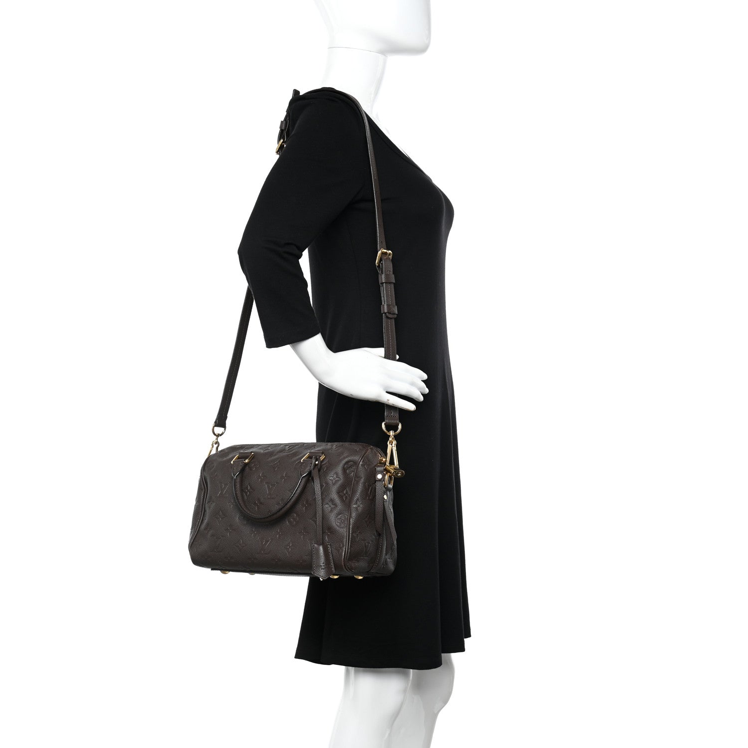 Louis Vuitton Empreinte Speedy Bandouliere 25 Terre 2 of 17