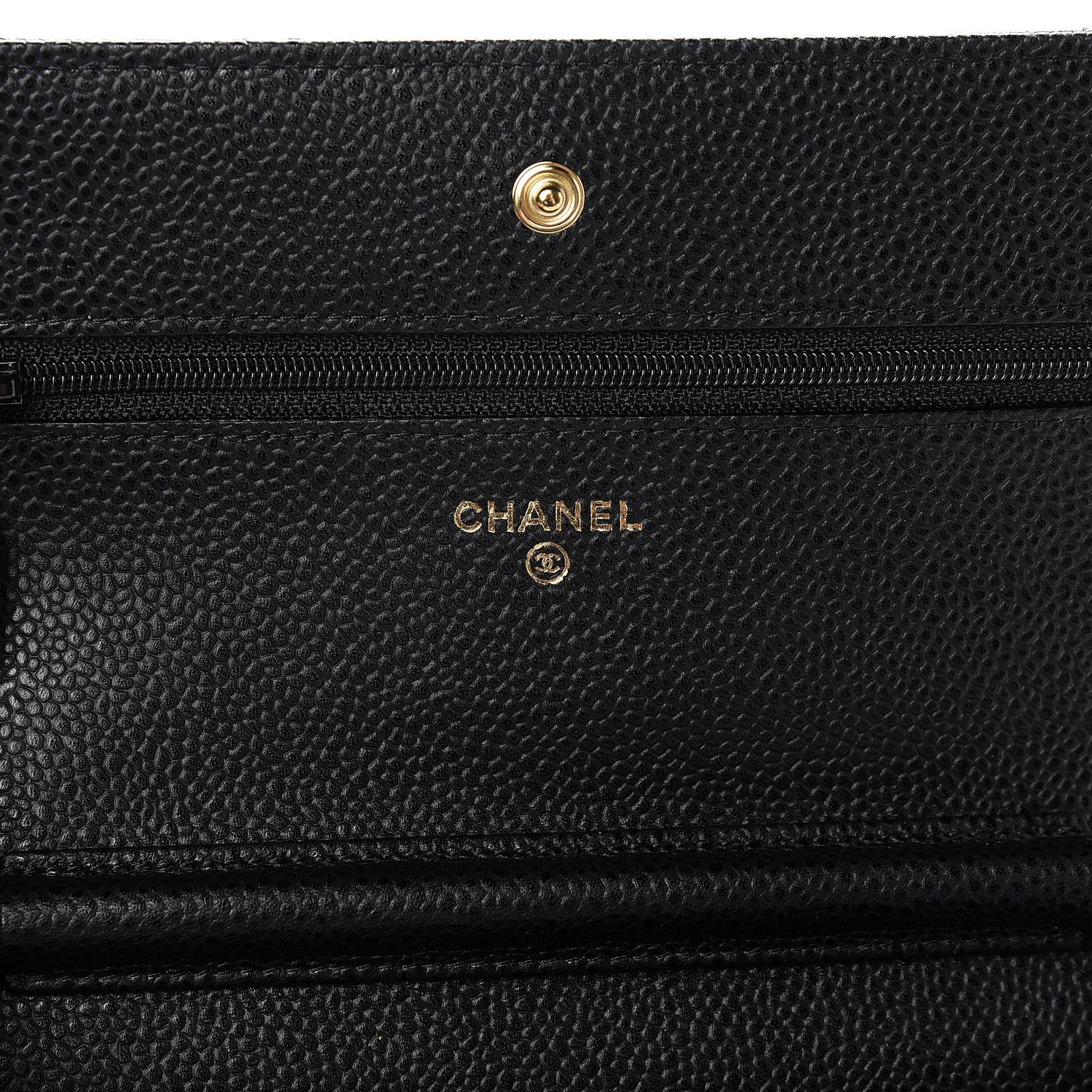 Chanel Caviar Quilted Wallet On Chain WOC Black 6 of 12