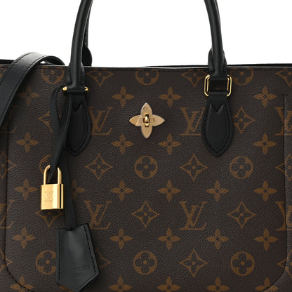 Louis Vuitton Monogram Flower Tote Black 7 of 10