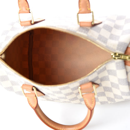 Louis Vuitton Damier Azur Speedy 25 7 of 10