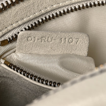 Christian Dior Grained Calfskin J'Adior Camera Case Clutch With Chain White 9 of 20