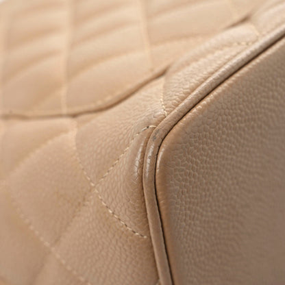 Chanel Caviar Quilted Medallion Tote Beige 7 of 15