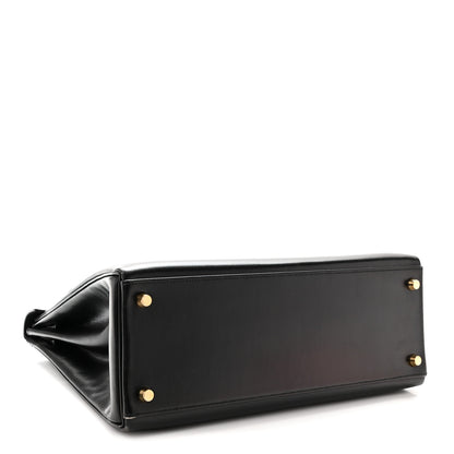 Hermes Box Kelly Retourne 32  Black 4 of 10