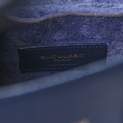 Saint Laurent Calfskin Nano Sac De Jour New Marine 6 of 14