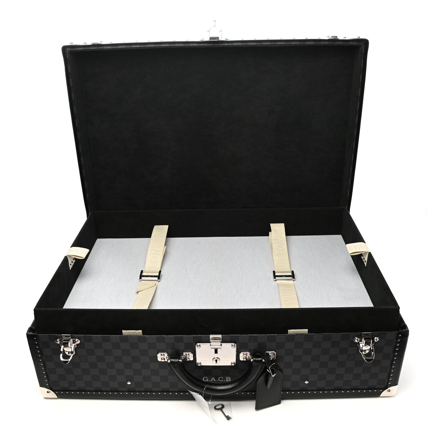 Louis Vuitton Damier Graphite Alzer 70 Trunk 8 of 12