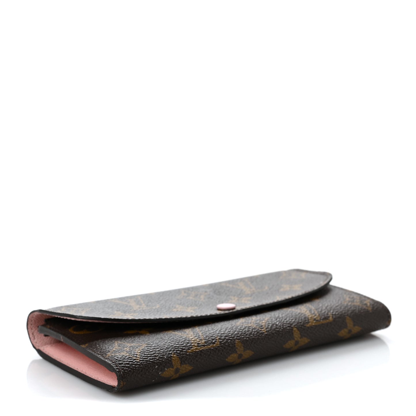Monogram Emilie Wallet Rose Ballerine