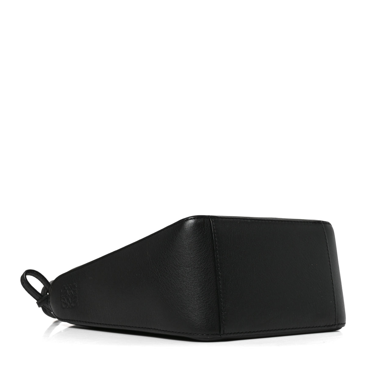 Calfskin Mini Hammock Hobo Black