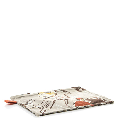 Hermes Toile Equator Trousse PM Grey 4 of 7