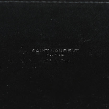 Saint Laurent Calfskin Crocodile Embossed Baby Sac De Jour Black 6 of 14