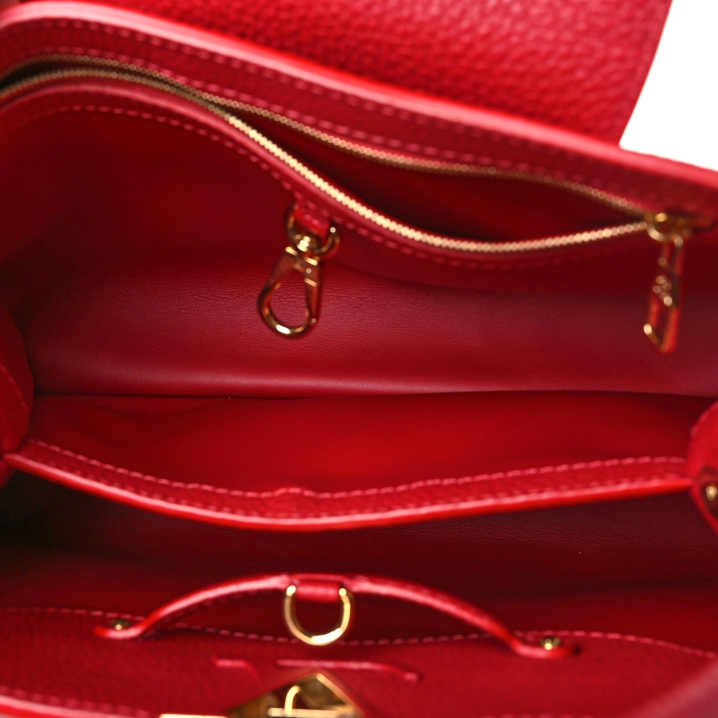 Taurillon Capucines PM Rubis