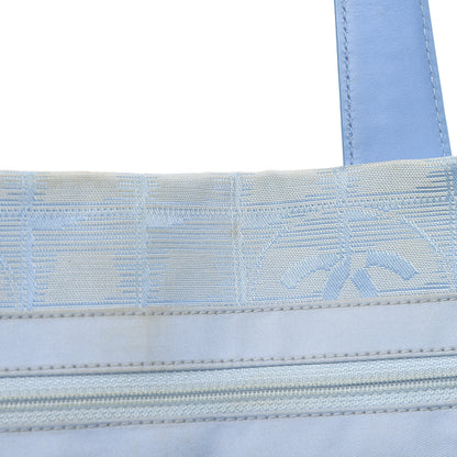 Chanel Nylon Small Travel Tote Blue 14 of 15