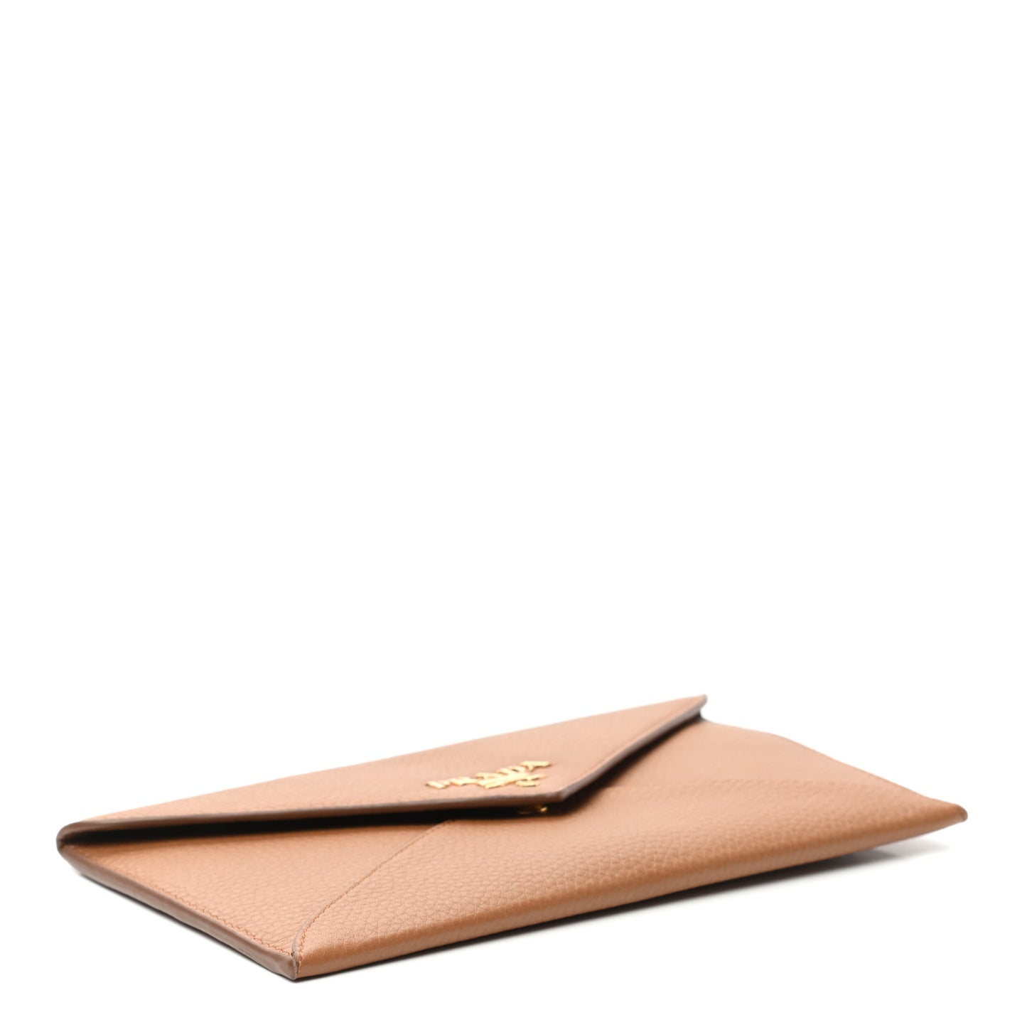 Vitello Grain Envelope Wallet Cuoio