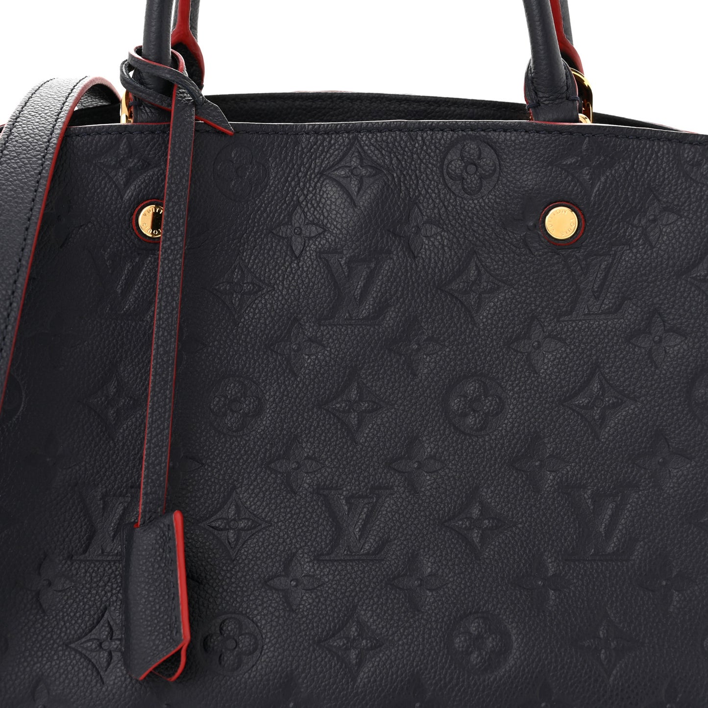 Empreinte Montaigne MM Marine Rouge