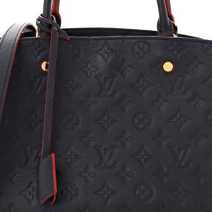 Louis Vuitton Empreinte Montaigne MM Marine Rouge 8 of 10