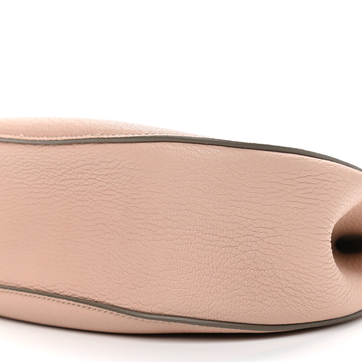 Grained Lambskin Drew Shoulder Bag Cement Pink