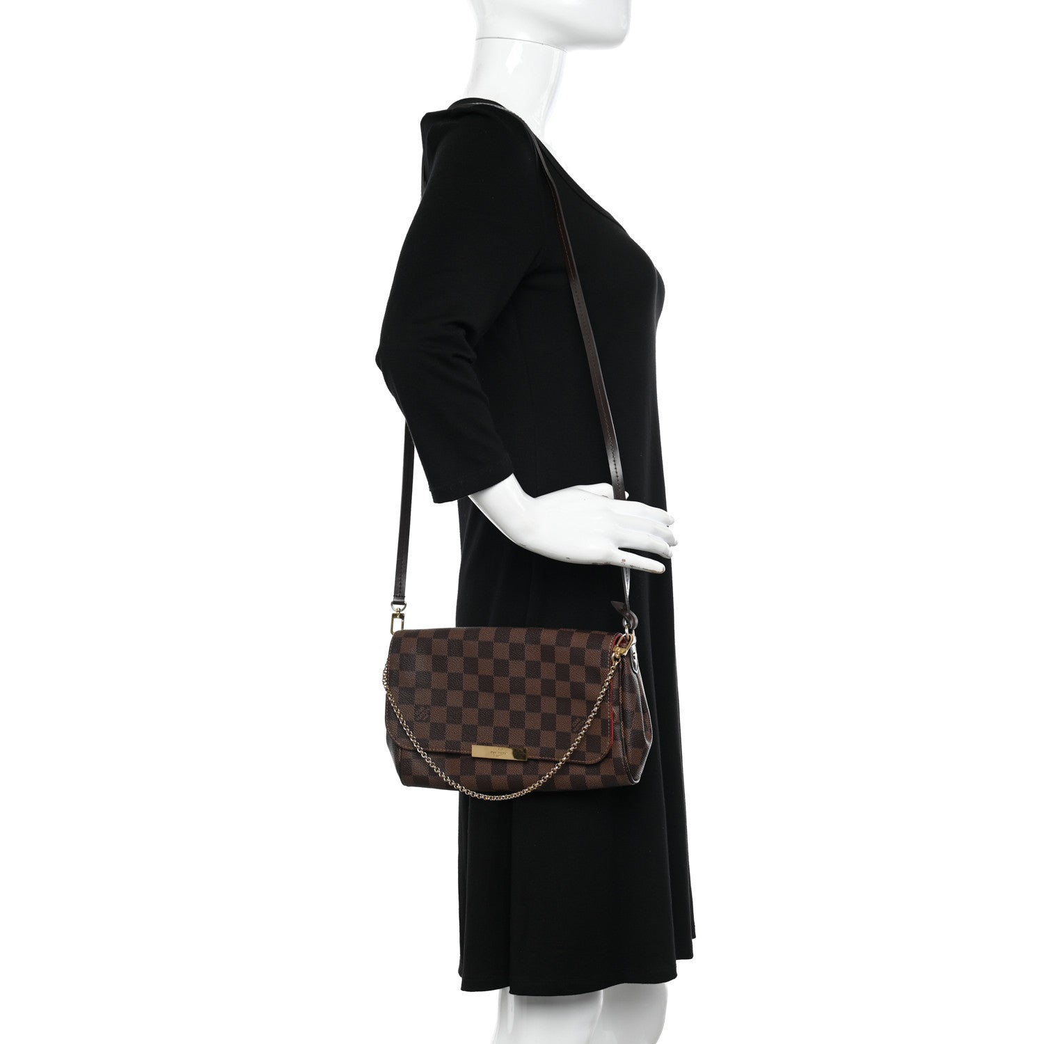 Louis Vuitton Damier Ebene Favorite MM 2 of 10