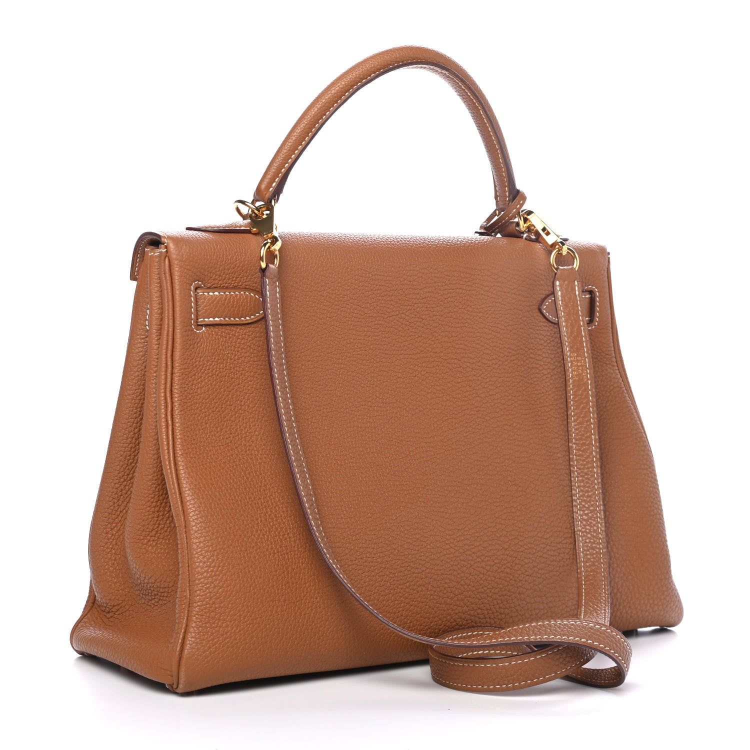 Hermes Togo Kelly Retourne 32 Gold 2 of 9