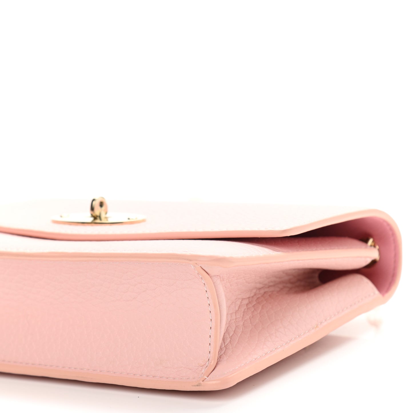 Small Classic Grain Calfskin Small Darley Powder Pink