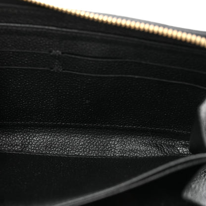 Louis Vuitton Empreinte Zippy Wallet Black 5 of 7