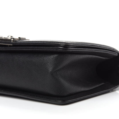 Chanel Caviar Quilted Medium Boy Flap Black 7 of 11