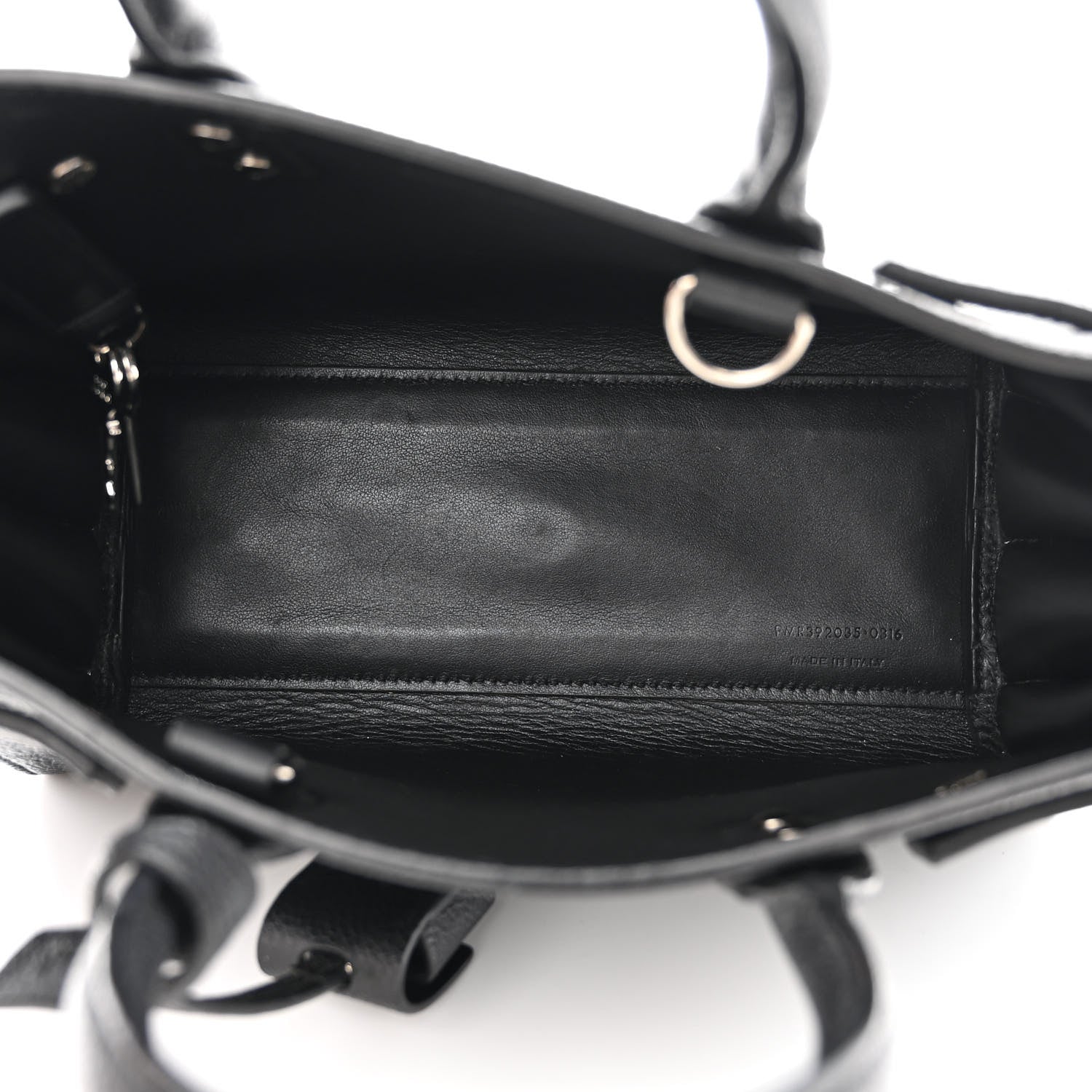 Saint Laurent Grained Calfskin Nano Sac De Jour Black 5 of 11