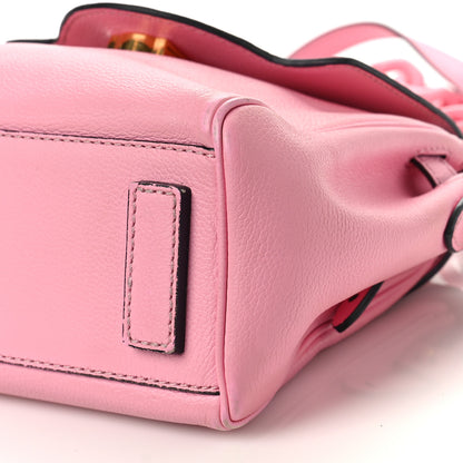 Versace Grained Calfskin Small La Medusa Top Handle Bag Pink 9 of 11