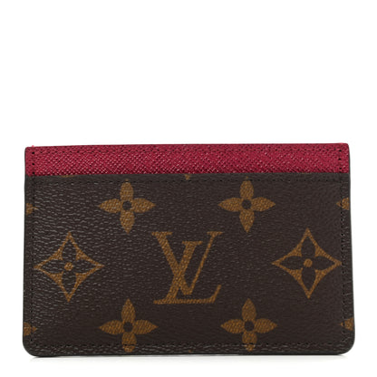 Louis Vuitton Monogram Card Holder Fuchsia 1 of 7