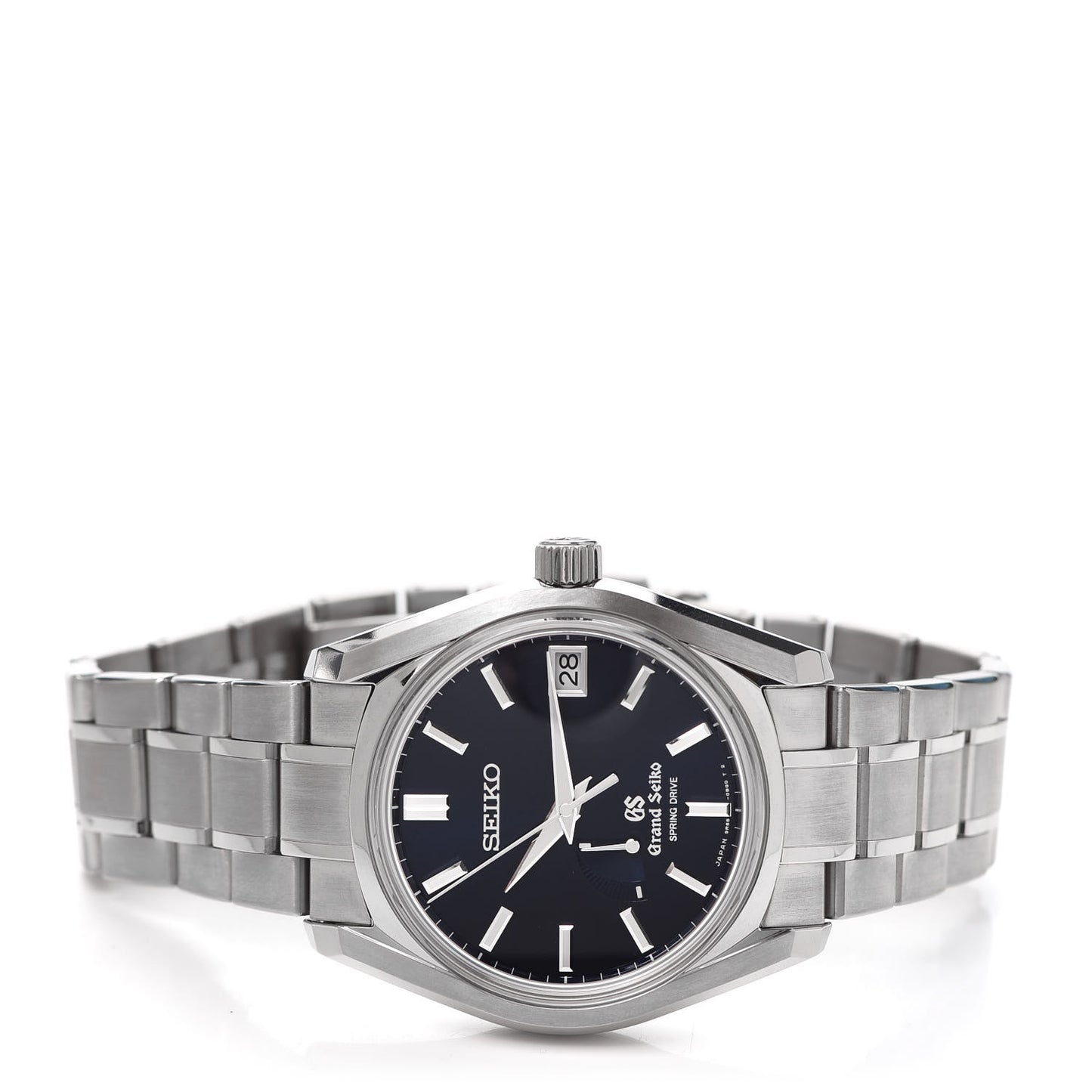 Titanium 40mm Spring Drive Automatic Watch Black SBGA127