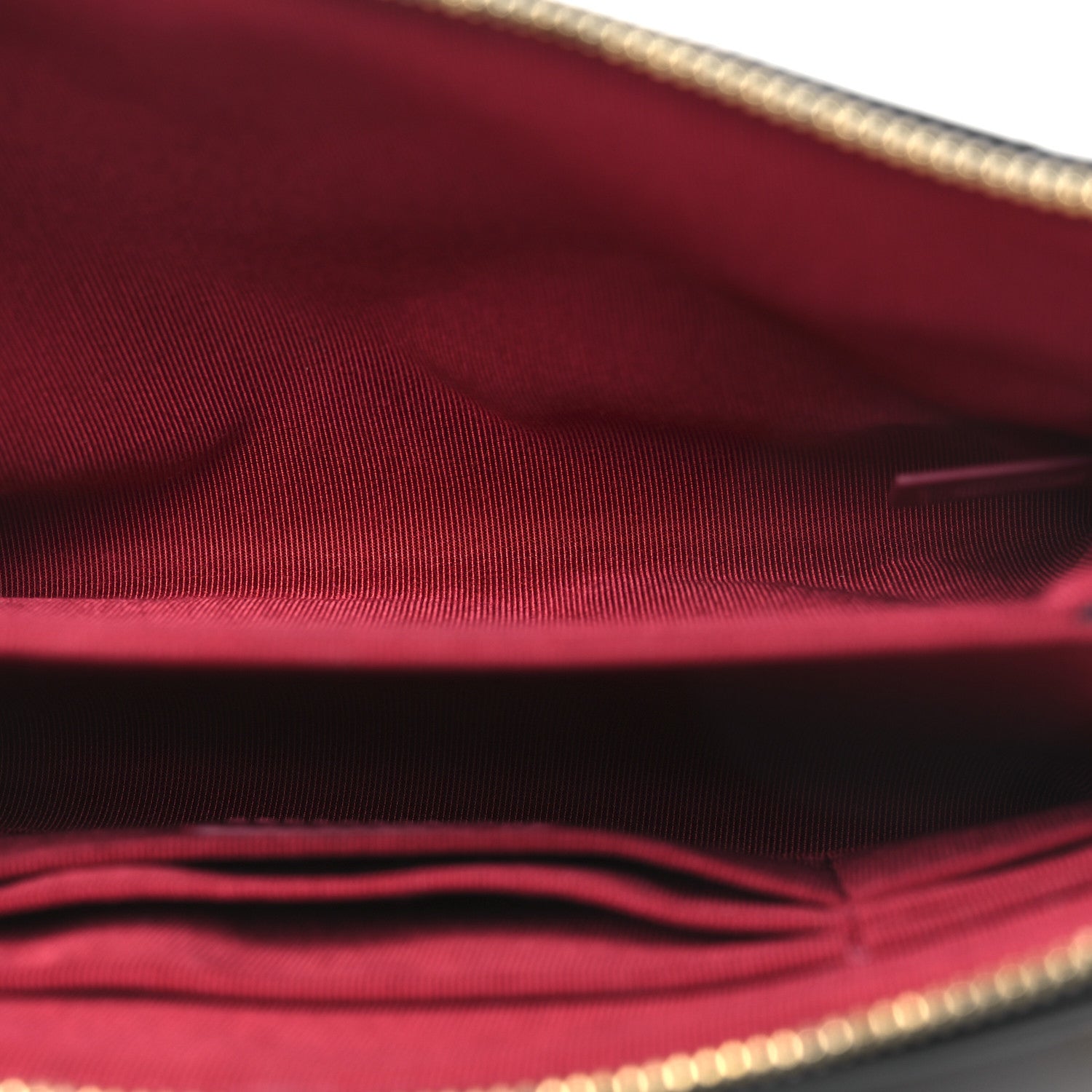 Chanel Shiny Goatskin Quilted Small Chanel 19 Pouch With Handle Black 5 of 12