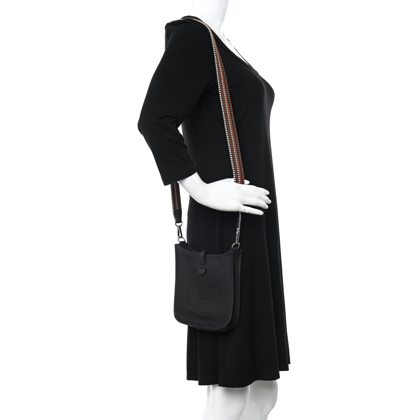 Taurillon Clemence Amazone Sangle Cavale Evelyne TPM Black Noisette
