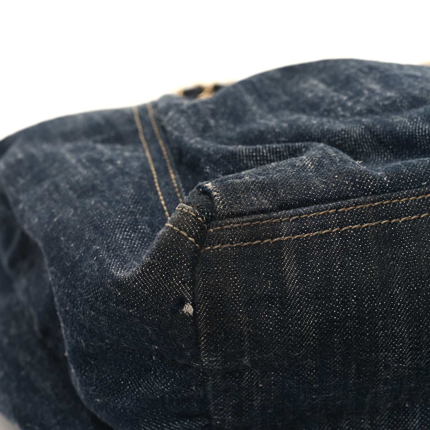 Chanel Denim XL Coco Cabas Tote Blue 12 of 16