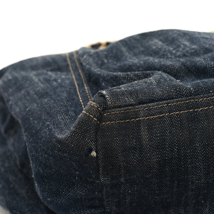 Chanel Denim XL Coco Cabas Tote Blue 12 of 16