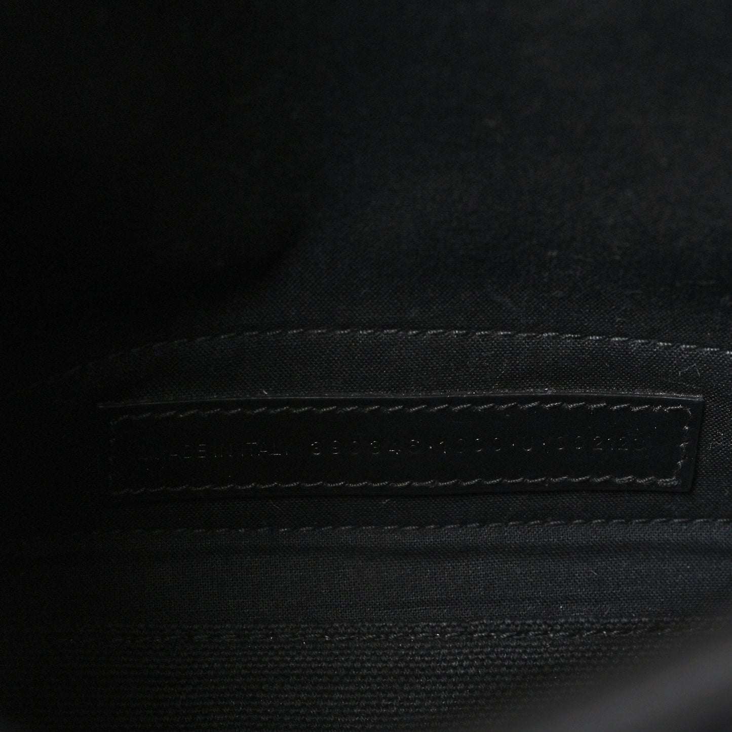 Cotton Canvas Calfskin Navy Cabas XS Black