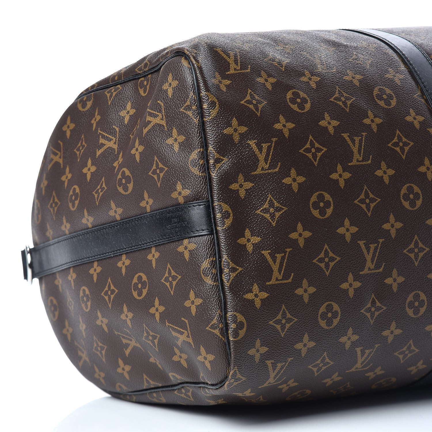 Louis Vuitton Monogram Macassar Keepall Bandouliere 55 5 of 15