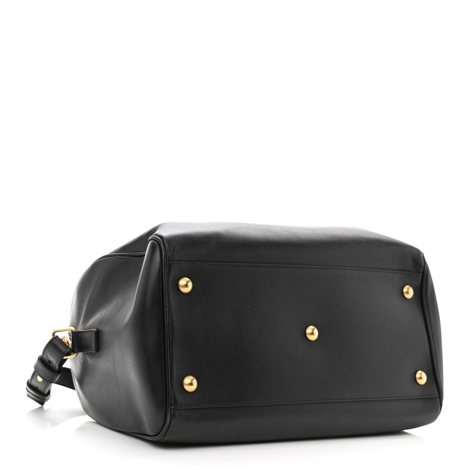 Saint Laurent Calfskin Classic Duffle 6 Black 4 of 15