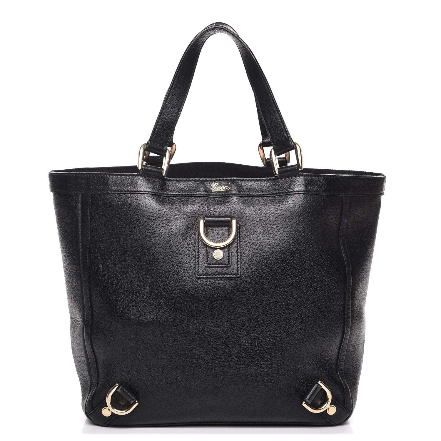 Gucci Calfskin Abbey Tote Black 1 of 14