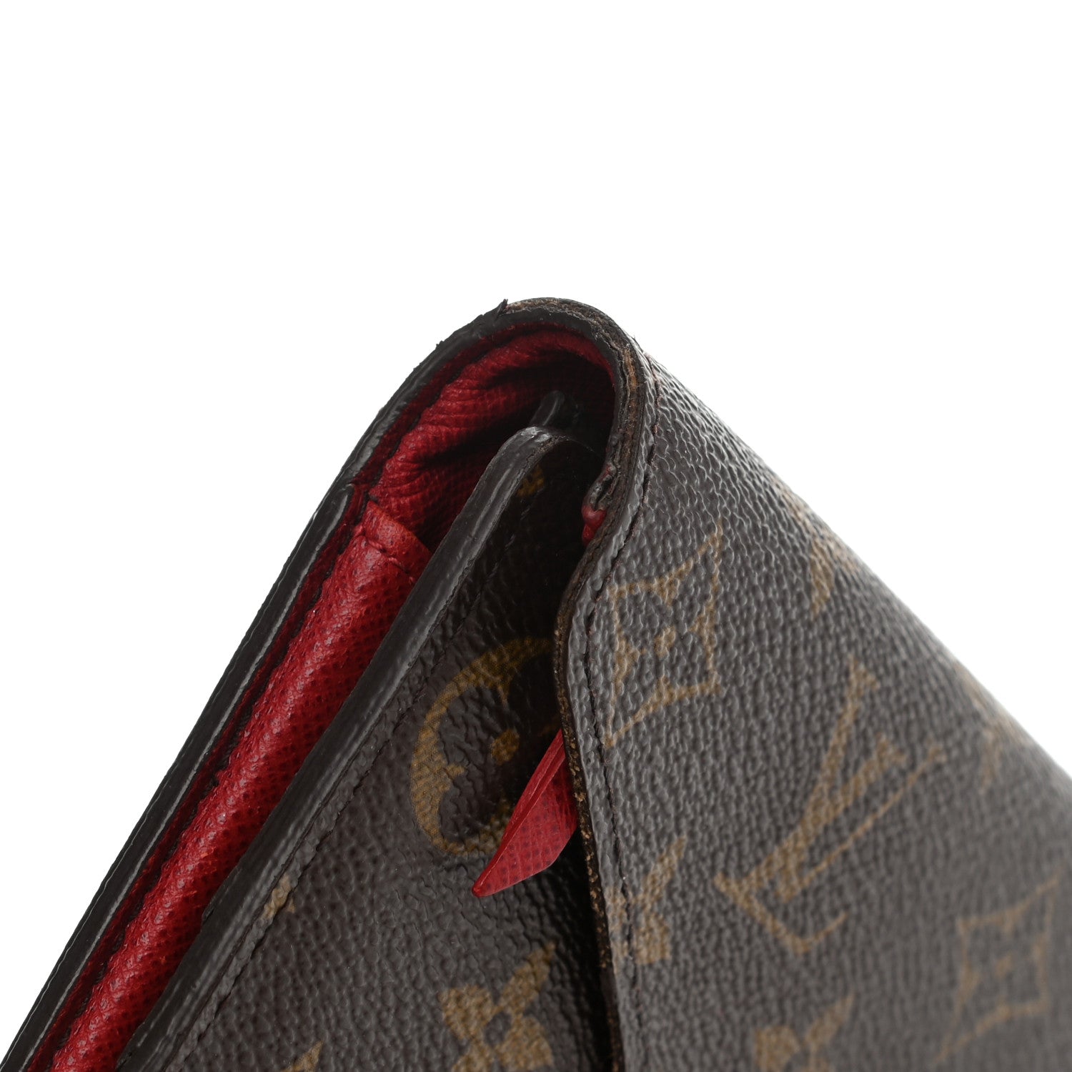 Louis Vuitton Monogram Josephine Wallet Red 7 of 18